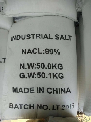 중국 염색 산업 급료는 99% 최소한도 순수한 말린 진공 소금 HS 부호 25010019를 소금을 칩니다 협력 업체