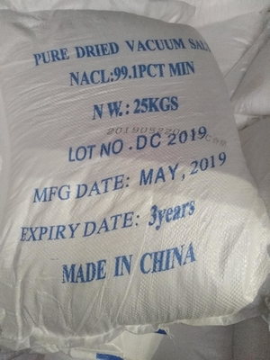 중국 비 요오드로 처리된 순수한 백색 소금, 식용 급료 순수한 염화 나트륨 NACL 협력 업체